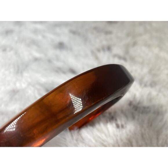 1950’s Napier Chunky Graduated Root Beer Lucite Bead Necklace & Bangle MCM - Picture 10 of 15